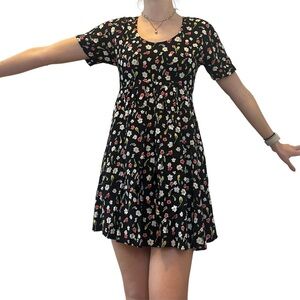 Vintage Handmade Floral Babydoll Dress